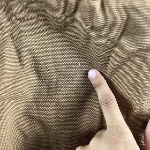 Carhartt Jacket Mens 4XL Brown Flame Resistant Bomber Full Zip Bomber Workwear - Picture 4 of 8